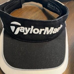 Taylor Made TaylorMade Burner Golf Club Hat Cap Visor Black Pre-Owned